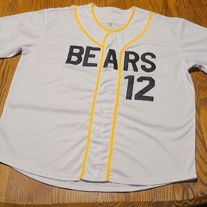 Bad News Bears White Baseball Jersey - Men's XXL